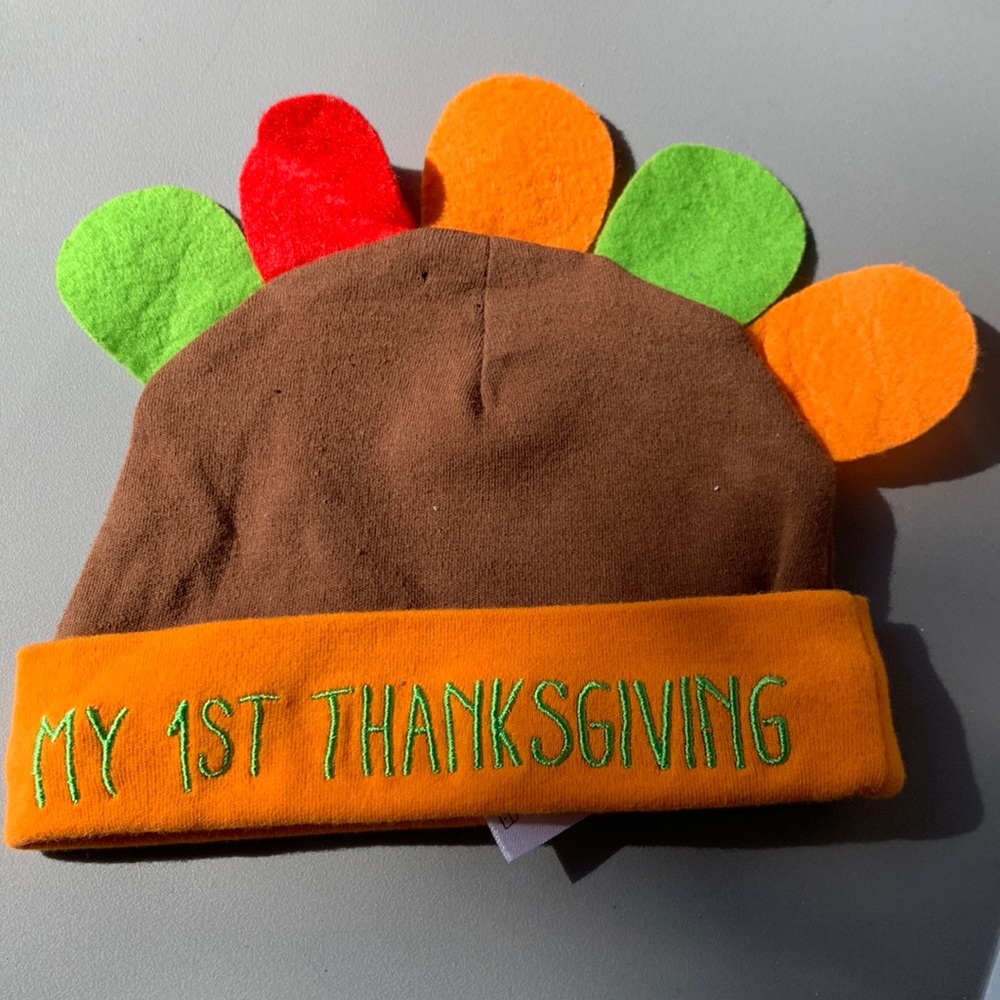 Baby My 1st Thanksgiving Beanie Hat